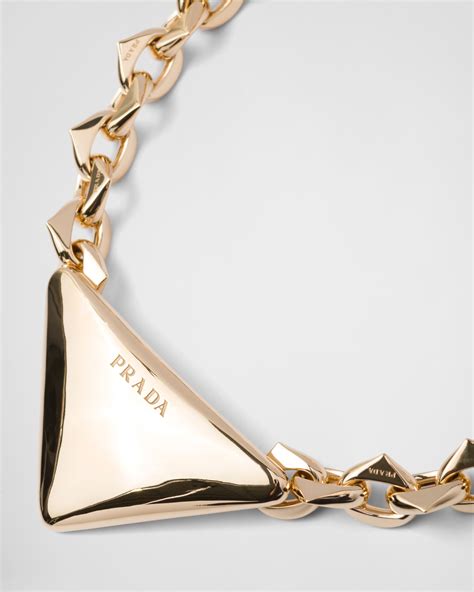 prada necklace cheap|Prada necklace price.